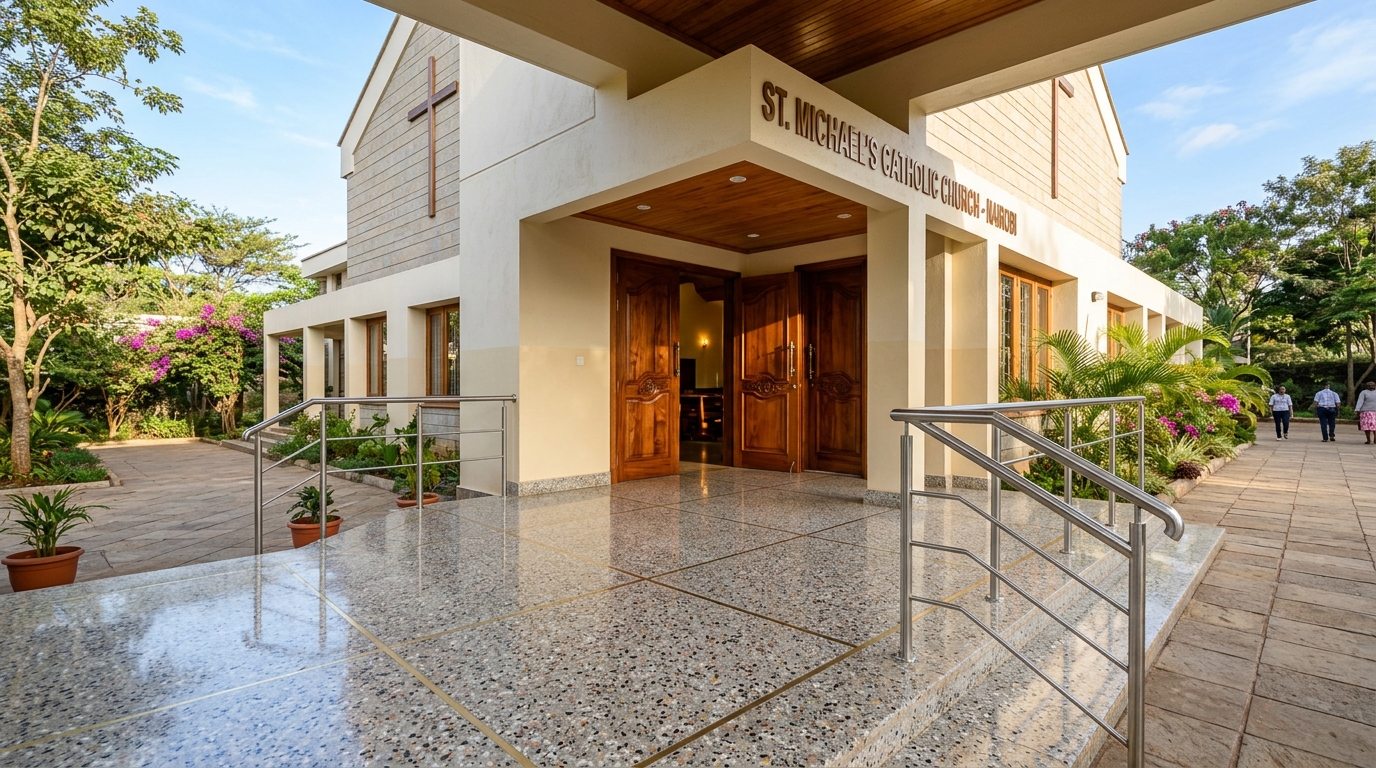 Front Porch Terrazzo & Exterior Wall Plastering